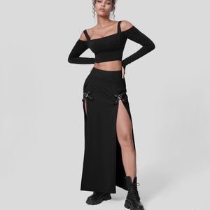 2-in-1 maxi skort
